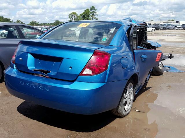 1G8AJ52F64Z173355 - 2004 SATURN ION LEVEL BLUE photo 4