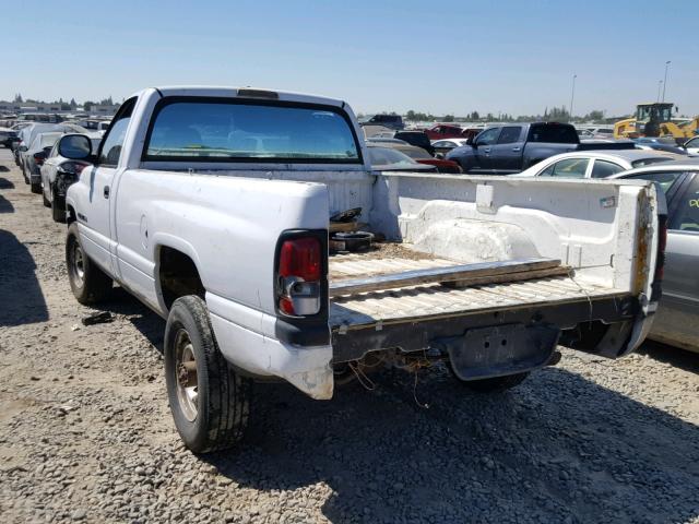 3B7KC26Z5XM513477 - 1999 DODGE RAM 2500 WHITE photo 3