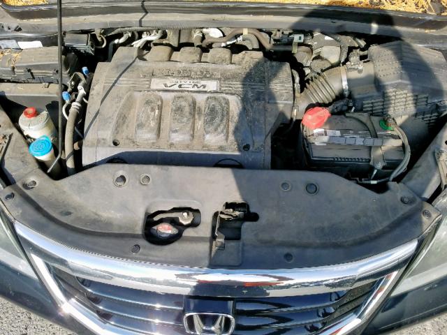 5FNRL38758B075002 - 2008 HONDA ODYSSEY EX BLACK photo 7