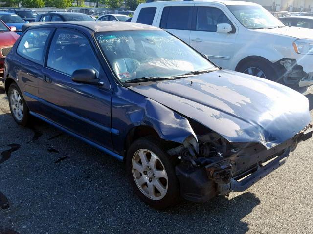 2HGEH2369SH511328 - 1995 HONDA CIVIC DX BLUE photo 1