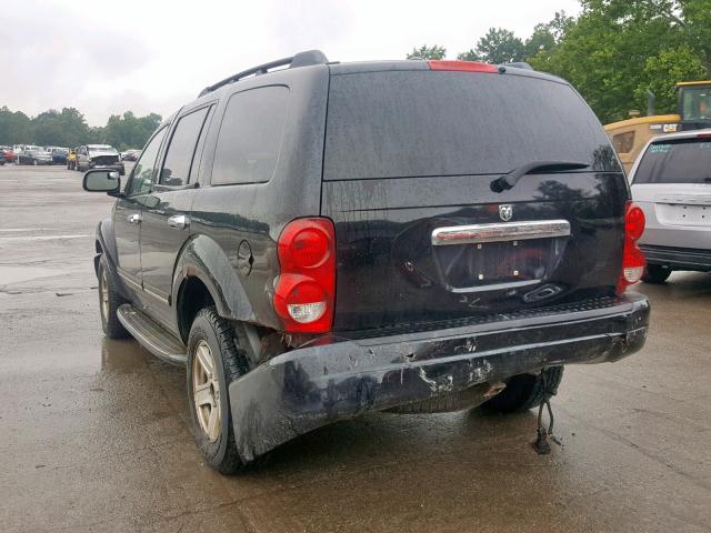 1D8HB58D04F130284 - 2004 DODGE DURANGO LI BLACK photo 3