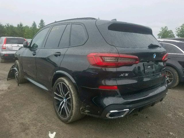 5UXCR6C56KLK79385 - 2019 BMW X5 XDRIVE4 BLACK photo 3