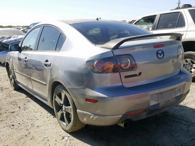 JM1BK123341167274 - 2004 MAZDA 3 S CHARCOAL photo 3