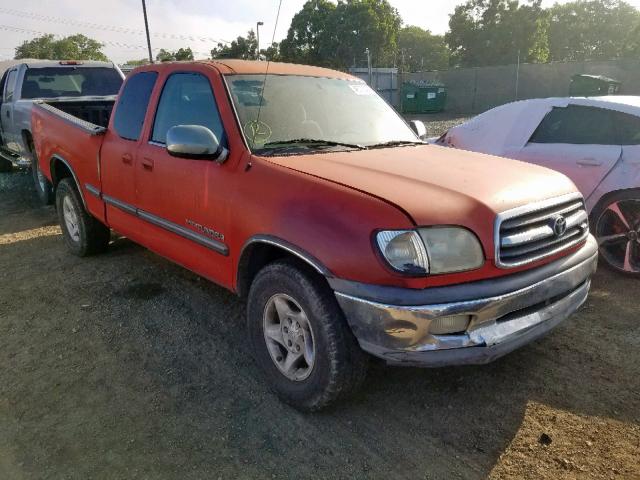 5TBRT34131S134866 - 2001 TOYOTA TUNDRA ACC ORANGE photo 1