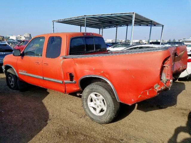 5TBRT34131S134866 - 2001 TOYOTA TUNDRA ACC ORANGE photo 3