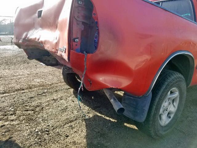 5TBRT34131S134866 - 2001 TOYOTA TUNDRA ACC ORANGE photo 9