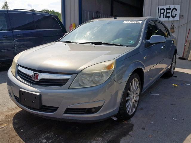 1G8ZV577X7F281427 - 2007 SATURN AURA XR GRAY photo 2