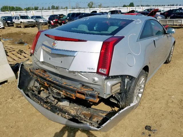 1G6DL1EDXB0108643 - 2011 CADILLAC CTS PERFOR SILVER photo 4