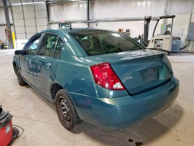 1G8AJ55F87Z200300 - 2007 SATURN ION LEVEL GREEN photo 3