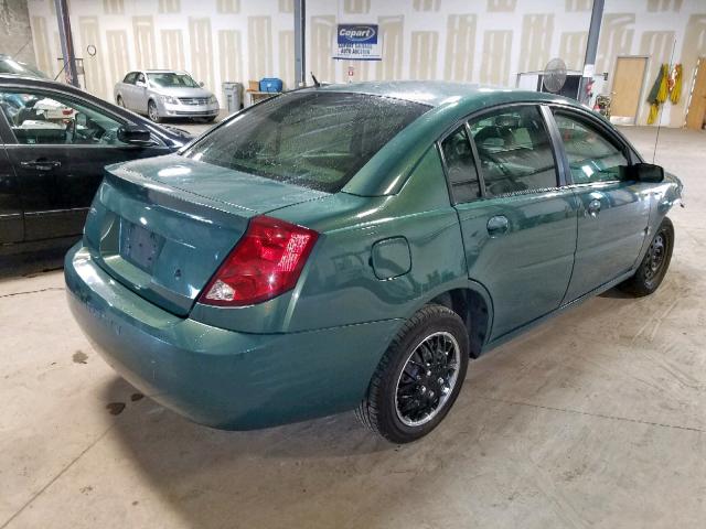 1G8AJ55F87Z200300 - 2007 SATURN ION LEVEL GREEN photo 4