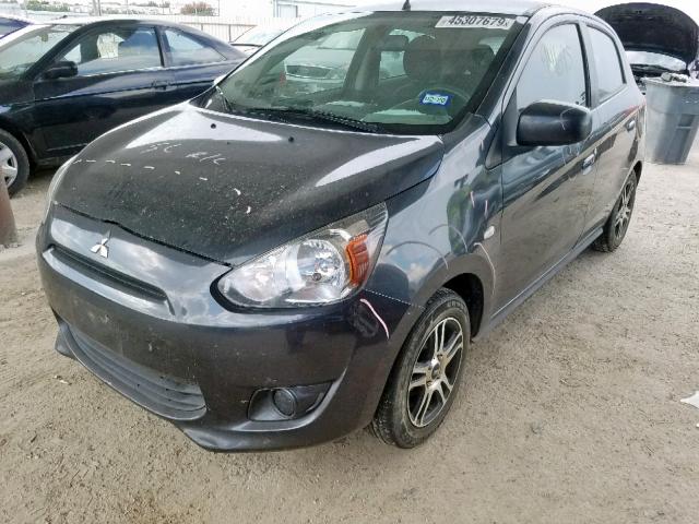 ML32A3HJ1EH023786 - 2014 MITSUBISHI MIRAGE DE GRAY photo 2