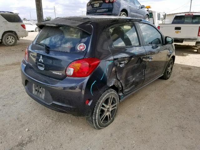 ML32A3HJ1EH023786 - 2014 MITSUBISHI MIRAGE DE GRAY photo 4