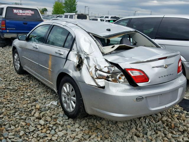 1C3LC46K38N156623 - 2008 CHRYSLER SEBRING LX SILVER photo 3