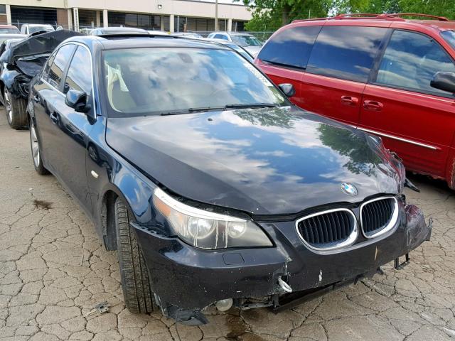 WBANA53565B861683 - 2005 BMW 525 I BLACK photo 1