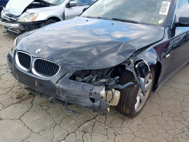 WBANA53565B861683 - 2005 BMW 525 I BLACK photo 9