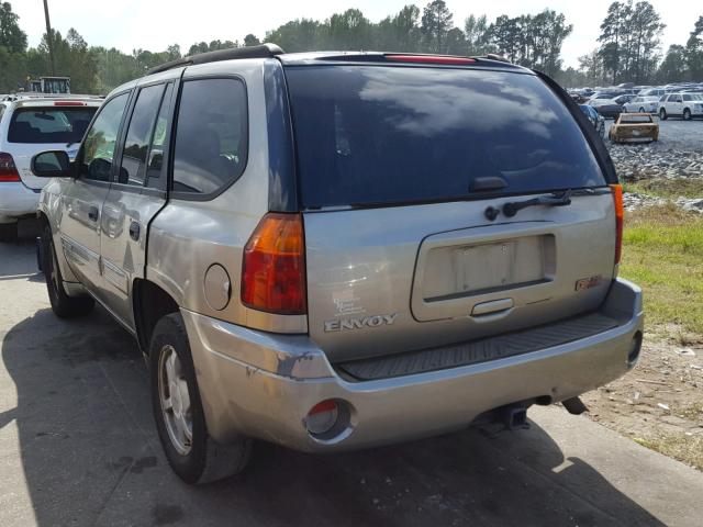 1GKDT13S432105360 - 2003 GMC ENVOY TAN photo 3