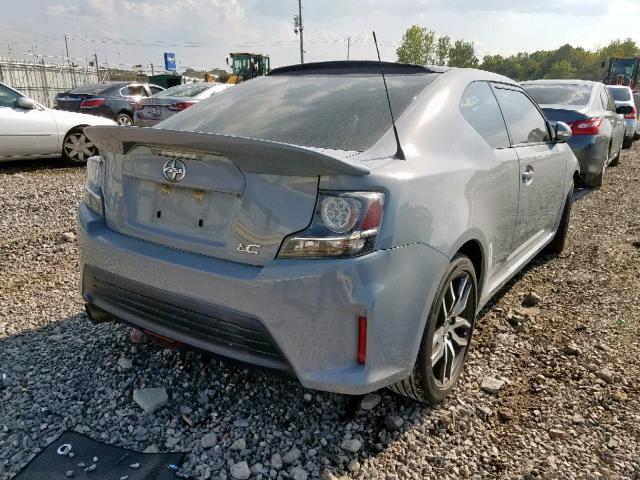JTKJF5C79FJ010871 - 2015 TOYOTA SCION TC ნაცრისფერი ფოტო 4