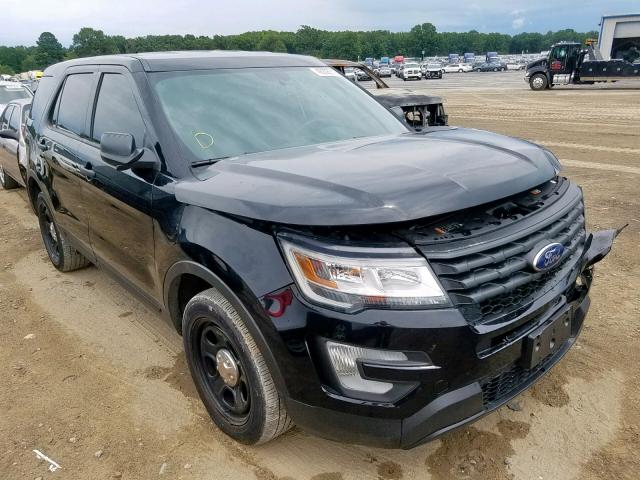 1FM5K8AR4JGA21787 - 2018 FORD EXPLORER P BLACK photo 1