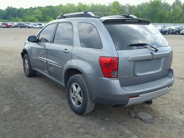 2CKDL63F466104432 - 2006 PONTIAC TORRENT GRAY photo 3