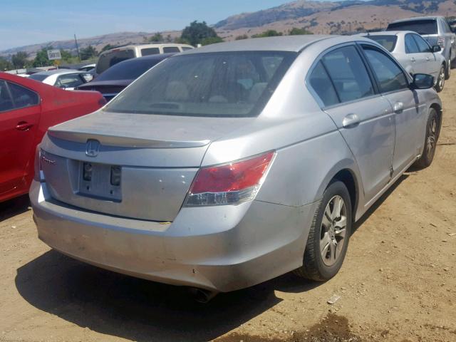 1HGCP26448A130367 - 2008 HONDA ACCORD LXP SILVER photo 4