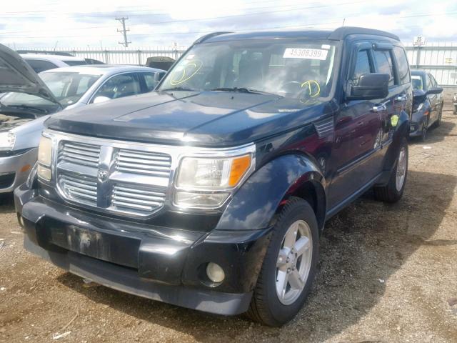 1D8GU58K17W556459 - 2007 DODGE NITRO SLT BLACK photo 2