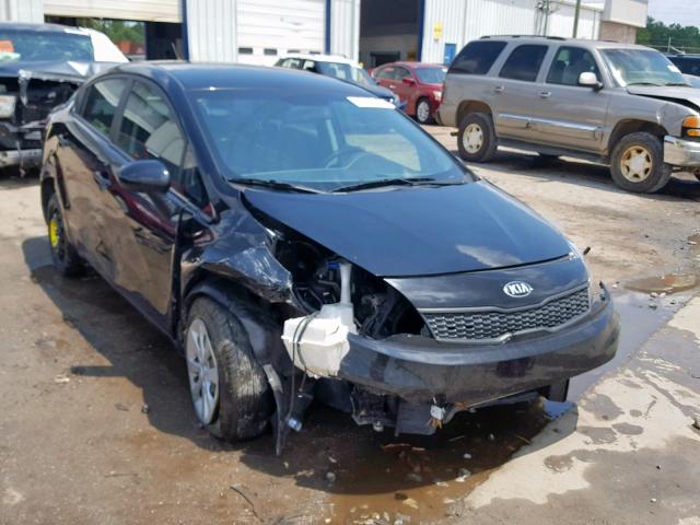 KNADM4A34H6044904 - 2017 KIA RIO LX BLACK photo 1