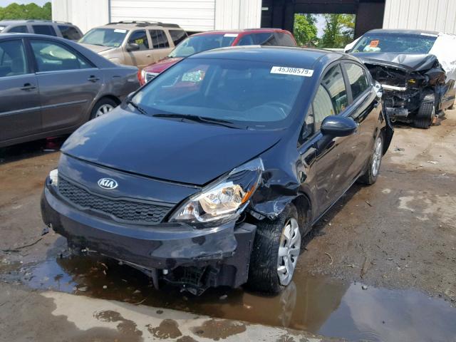 KNADM4A34H6044904 - 2017 KIA RIO LX BLACK photo 2