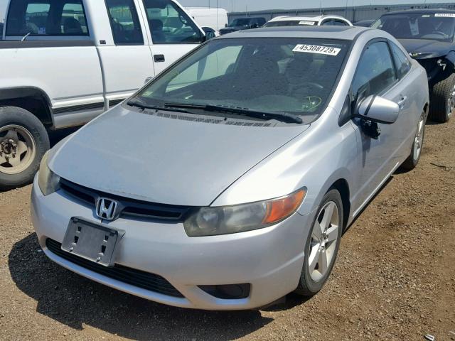 2HGFG12898H509902 - 2008 HONDA CIVIC EX SILVER photo 2