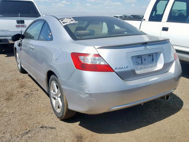 2HGFG12898H509902 - 2008 HONDA CIVIC EX SILVER photo 3