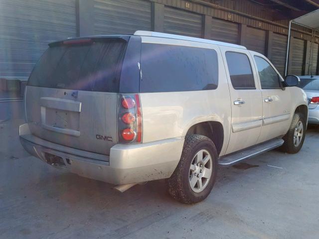 1GKFK66888J231064 - 2008 GMC YUKON XL D TAN photo 4