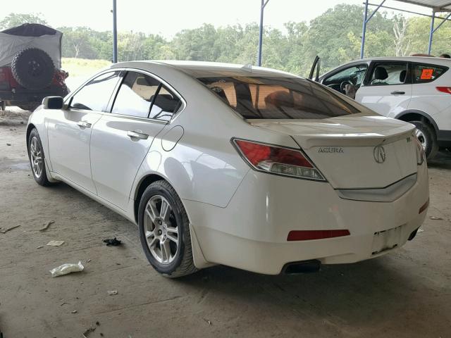 19UUA86539A018579 - 2009 ACURA TL WHITE photo 3