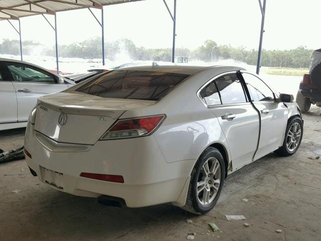 19UUA86539A018579 - 2009 ACURA TL WHITE photo 4