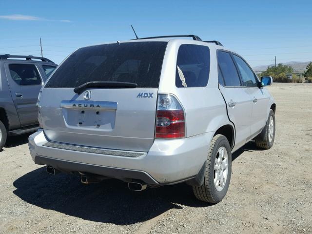 2HNYD18644H513530 - 2004 ACURA MDX TOURIN SILVER photo 4