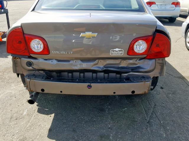 1G1ZC5EBXAF301131 - 2010 CHEVROLET MALIBU 1LT 灰色 照片 9