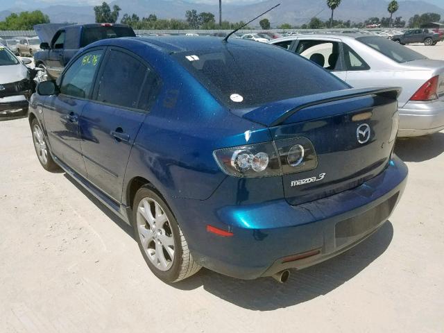 JM1BK324171709870 - 2007 MAZDA 3 S BLUE photo 3