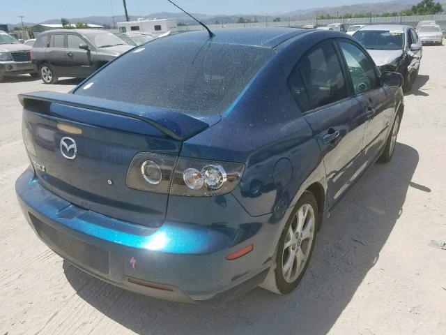 JM1BK324171709870 - 2007 MAZDA 3 S BLUE photo 4