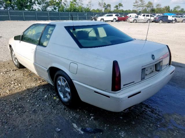 1G6ET12911B103760 - 2001 CADILLAC ELDORADO T WHITE photo 3