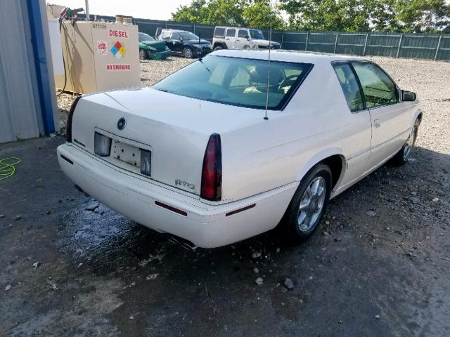 1G6ET12911B103760 - 2001 CADILLAC ELDORADO T WHITE photo 4