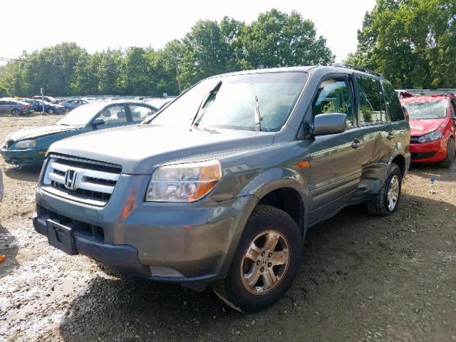 5FNYF18278B050162 - 2008 HONDA PILOT VP GRAY photo 2