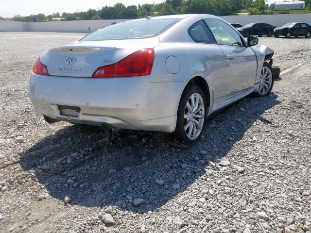 JN1CV6EL9DM950556 - 2013 INFINITI G37 WHITE photo 4