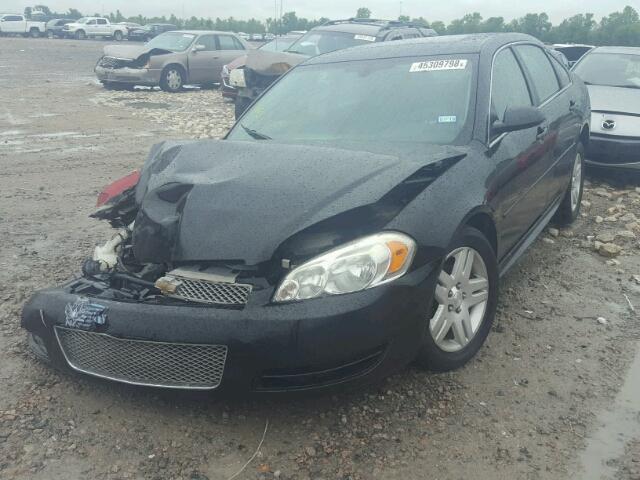 2G1WB5E34E1123406 - 2014 CHEVROLET IMPALA LIM BLACK photo 2