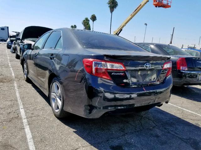 4T1BF1FK4CU602334 - 2012 TOYOTA CAMRY BASE BLACK photo 3