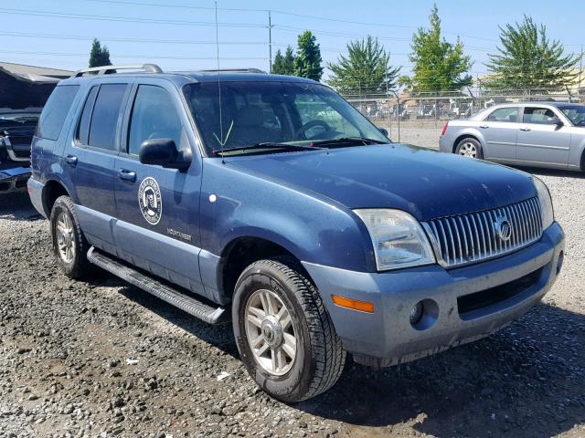 4M2DU86W72ZJ26977 - 2002 MERCURY MOUNTAINEE BLUE photo 1