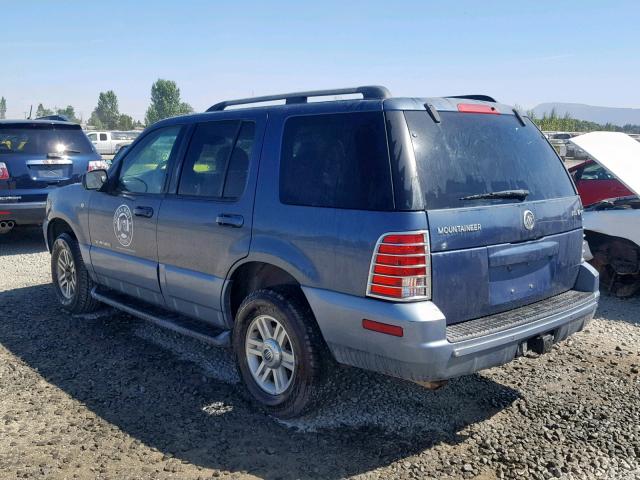 4M2DU86W72ZJ26977 - 2002 MERCURY MOUNTAINEE BLUE photo 3