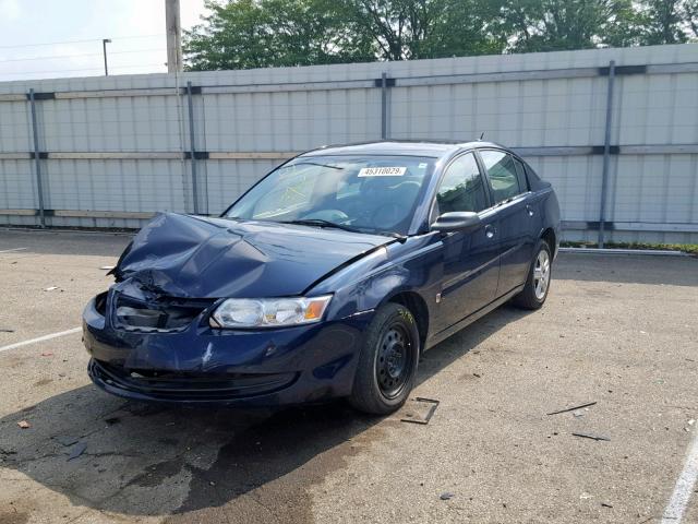 1G8AJ55F57Z195802 - 2007 SATURN ION LEVEL BLUE photo 2