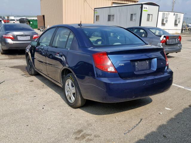 1G8AJ55F57Z195802 - 2007 SATURN ION LEVEL BLUE photo 3