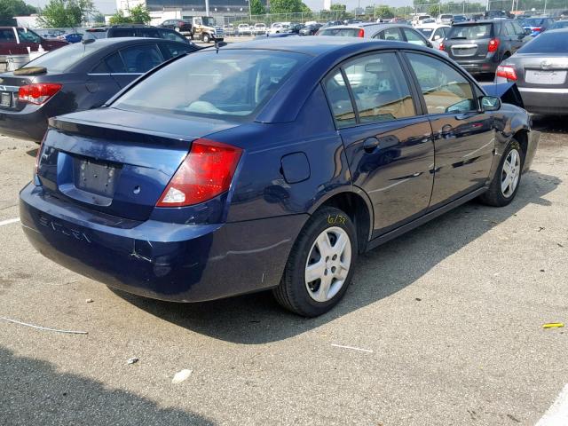 1G8AJ55F57Z195802 - 2007 SATURN ION LEVEL BLUE photo 4