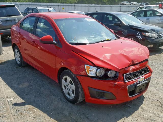 1G1JA5SH6D4140899 - 2013 CHEVROLET SONIC LS 红色 照片 1