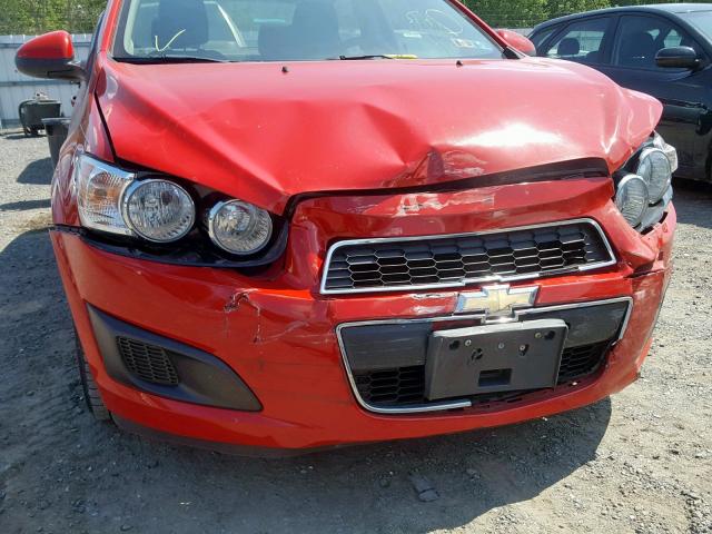 1G1JA5SH6D4140899 - 2013 CHEVROLET SONIC LS 红色 照片 9