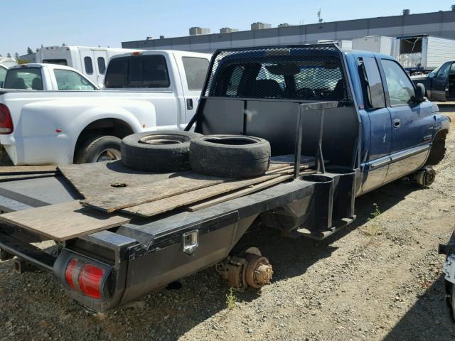 3B7KF236X2M294980 - 2002 DODGE RAM 2500 BLUE photo 4